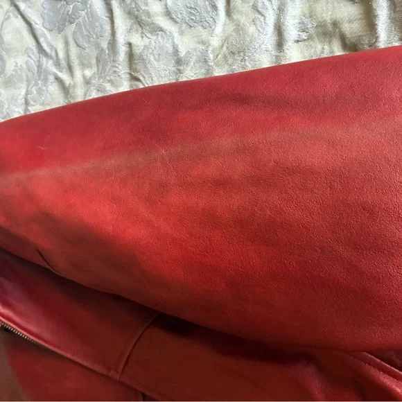 Vintage Red Leather PIONEER WEAR Woman’s (M) - Picture 11 of 15
